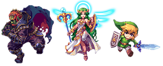 Illustration for article titled Estos dibujos nos hacen soñar con una versión de Smash Bros en pixel art